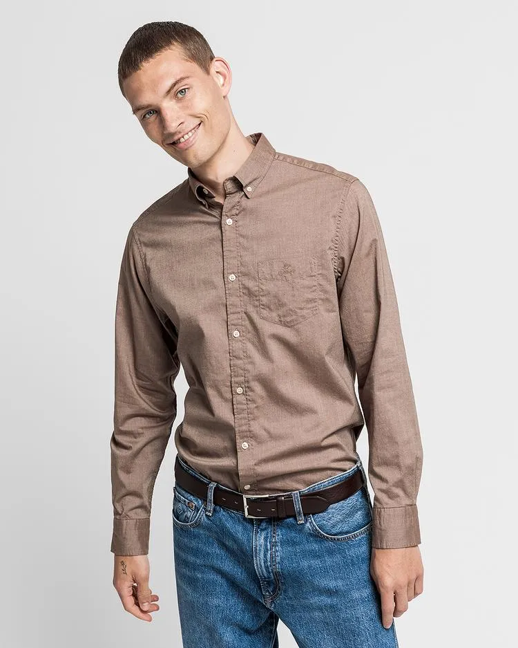 GANT Men's Dry Sand Winter Twill Button Down Shirt 3021430 Size M NWT