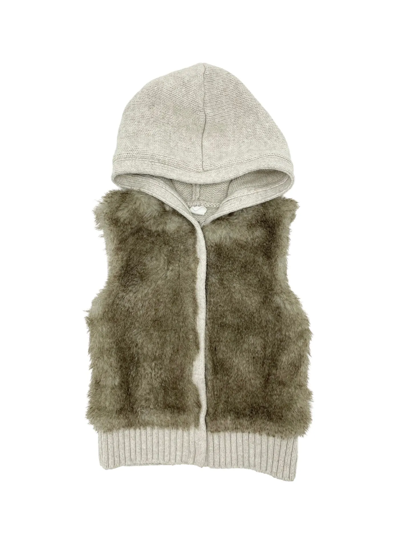 Gap knit/faux fur vest - 5