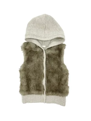 Gap knit/faux fur vest - 5