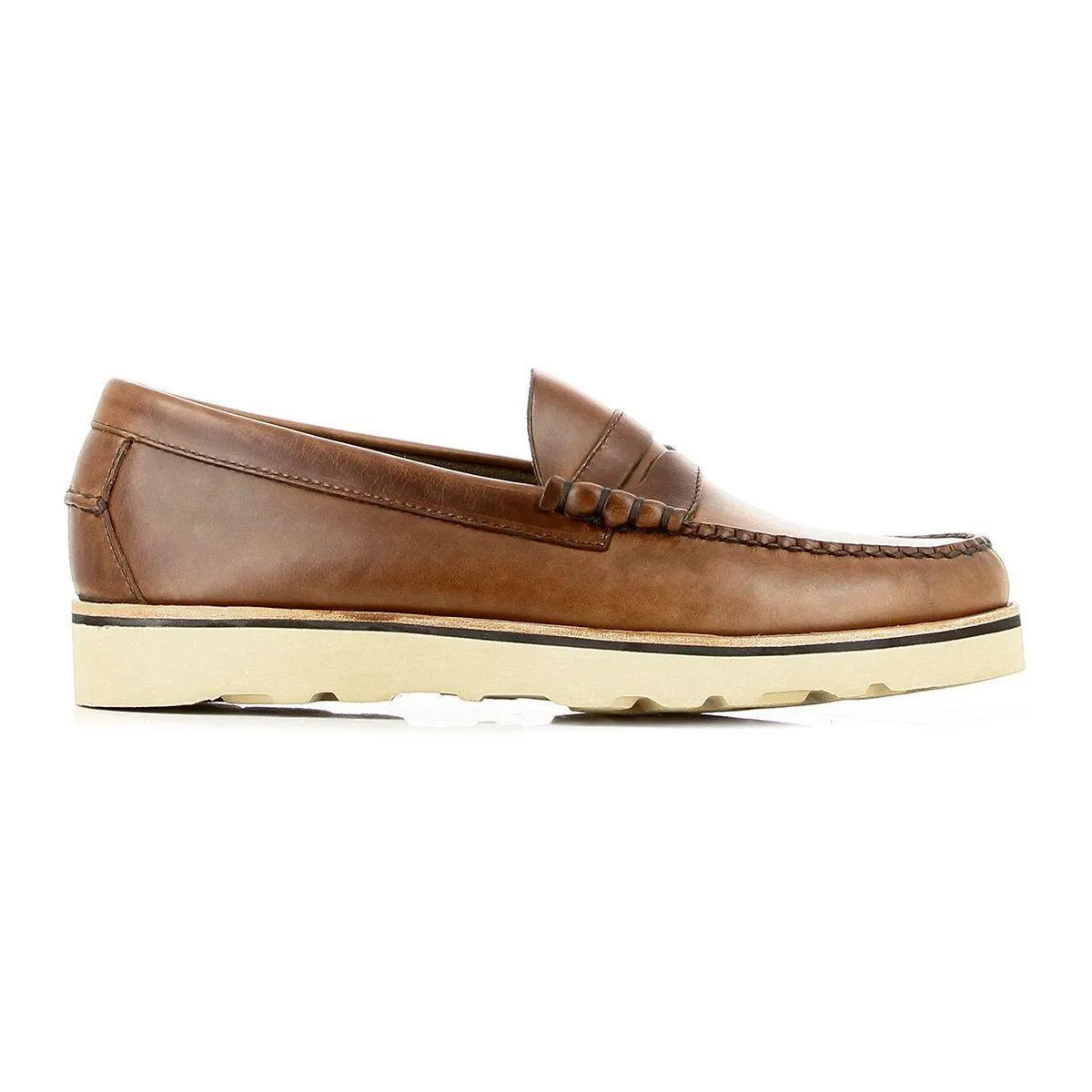 GH Bass Weejun wedge Mid brown Men's loafers