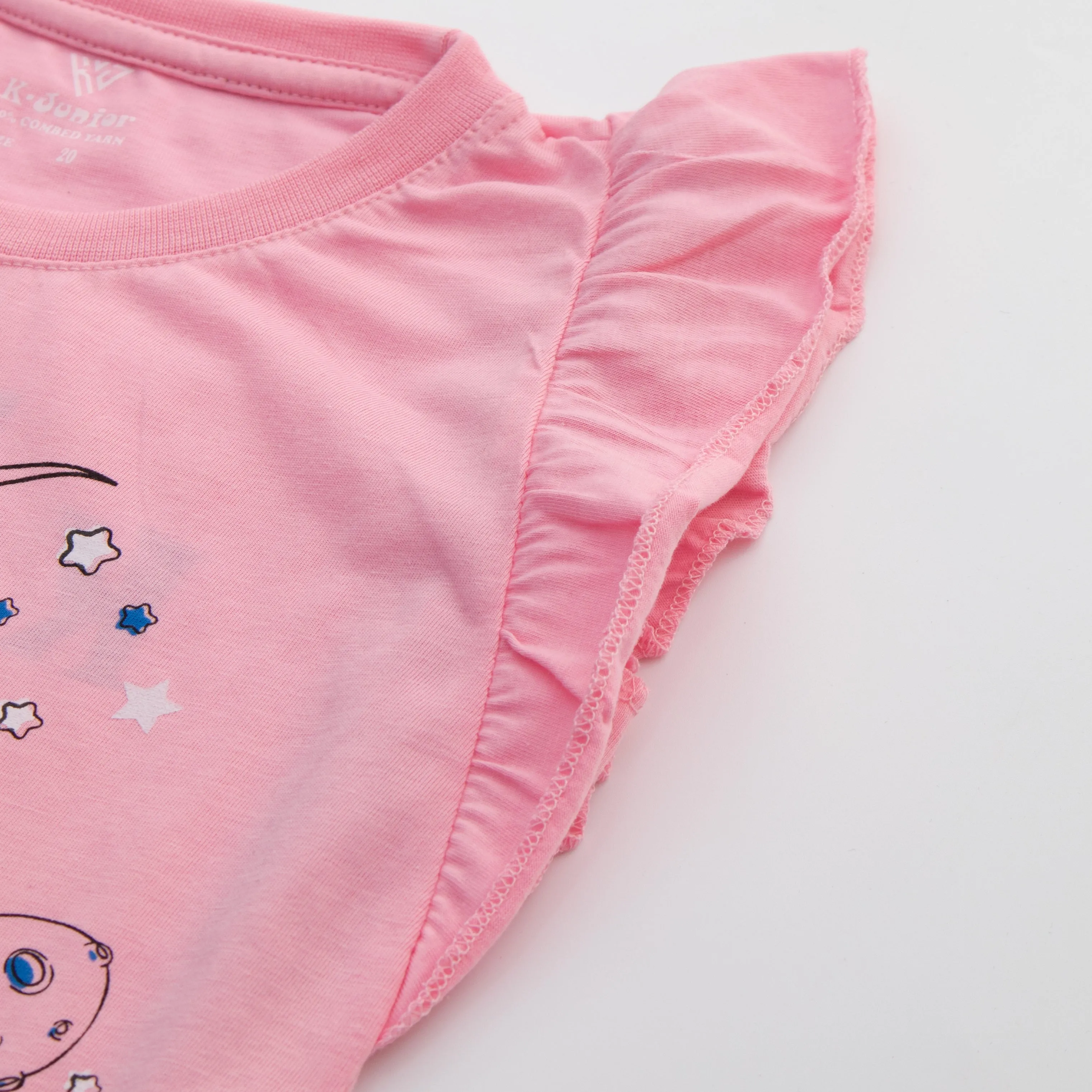 Girls H/S T Shirt Code - ( Galaxy )