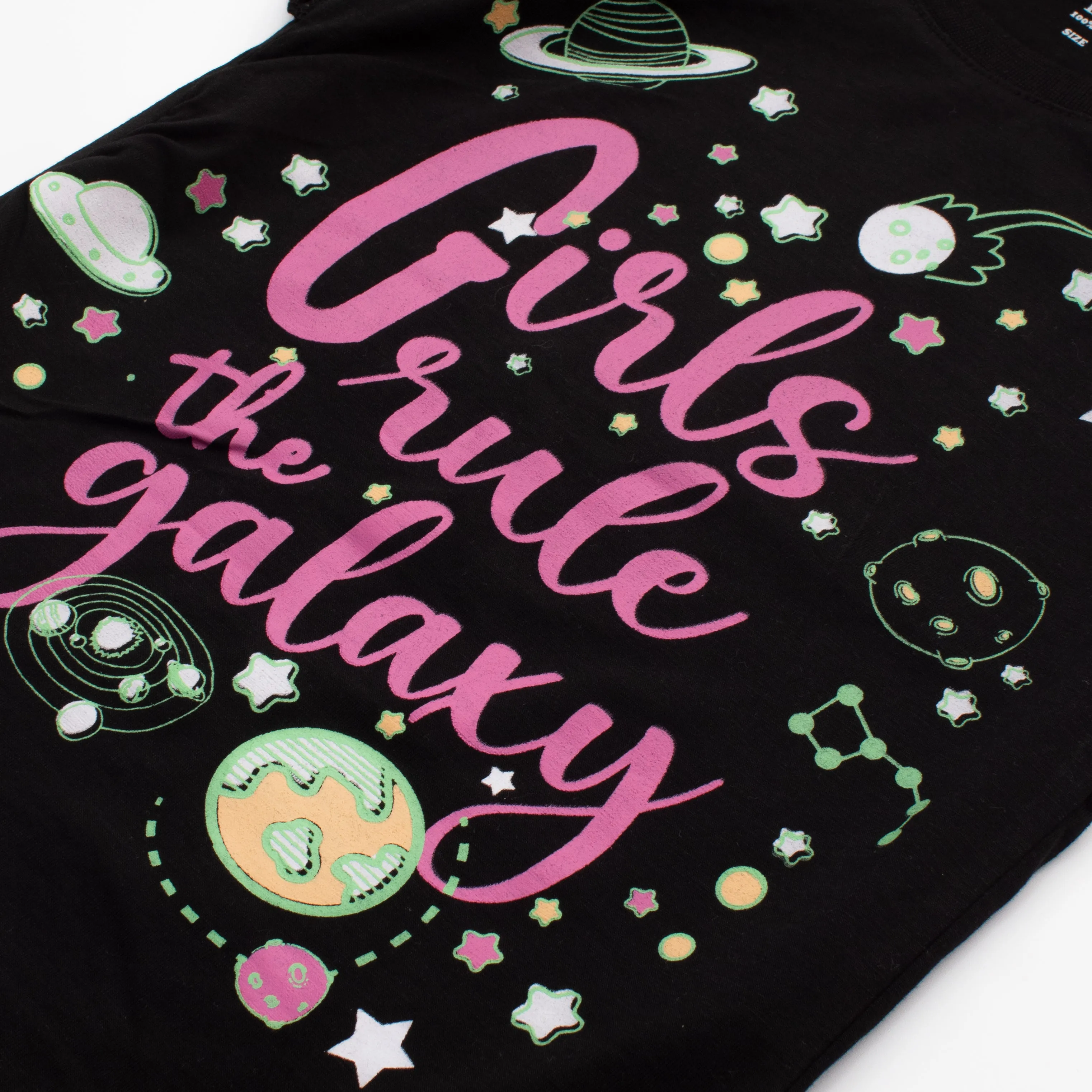 Girls H/S T Shirt Code - ( Galaxy )
