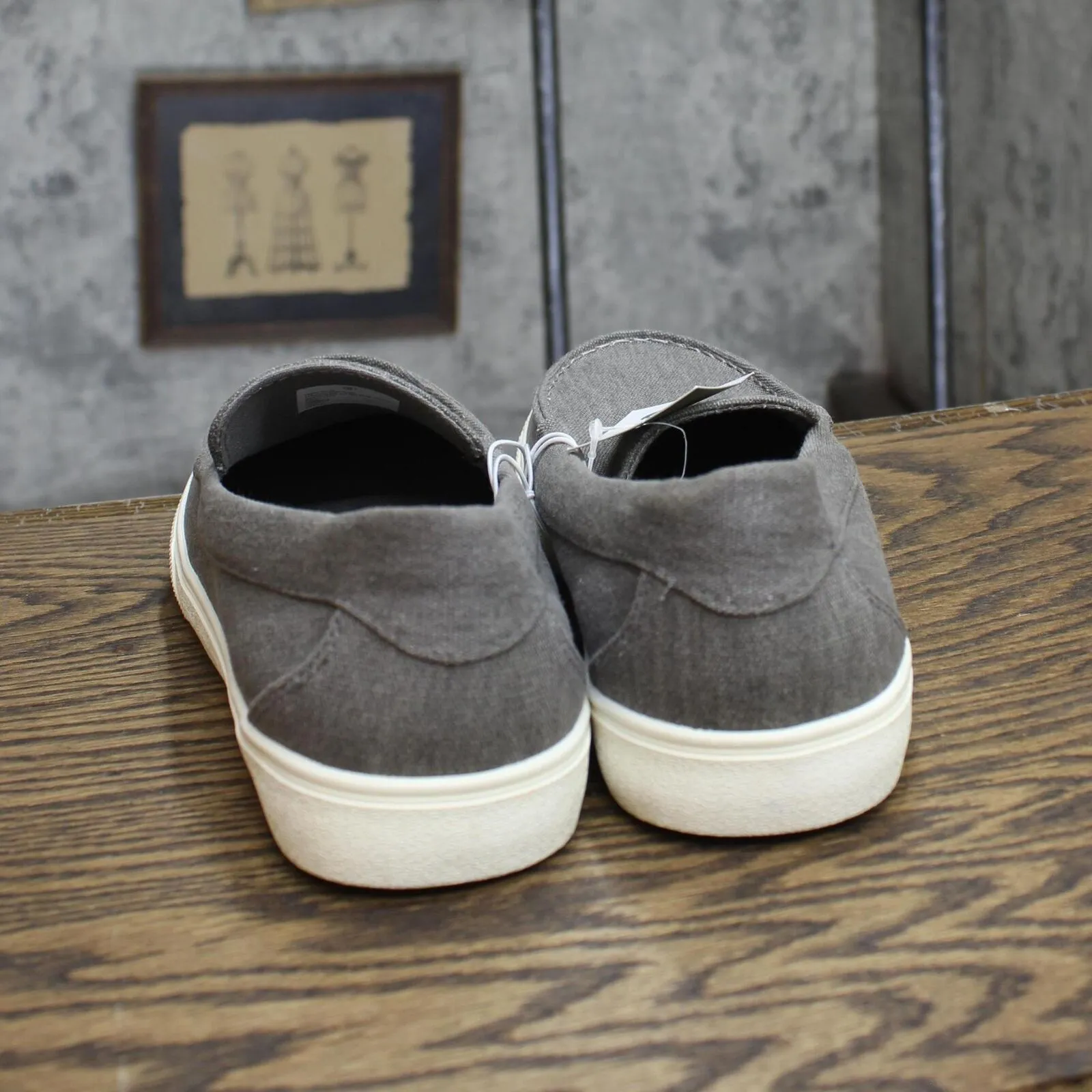 Goodfellow & Co Mens Gabe Canvas Sneakers 89470792 Gray 9