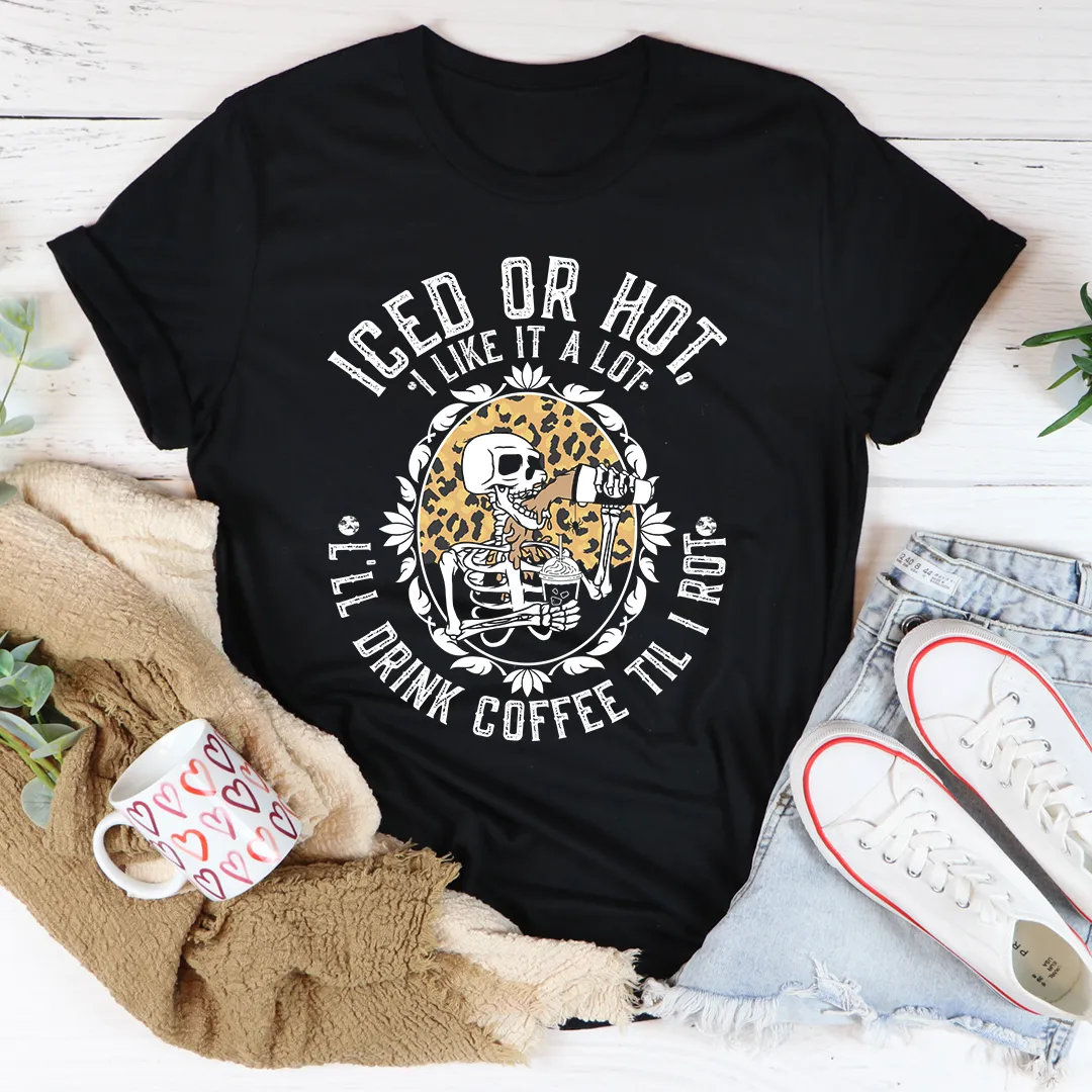 Graphic T-Shirts Iced Or Hot Tee