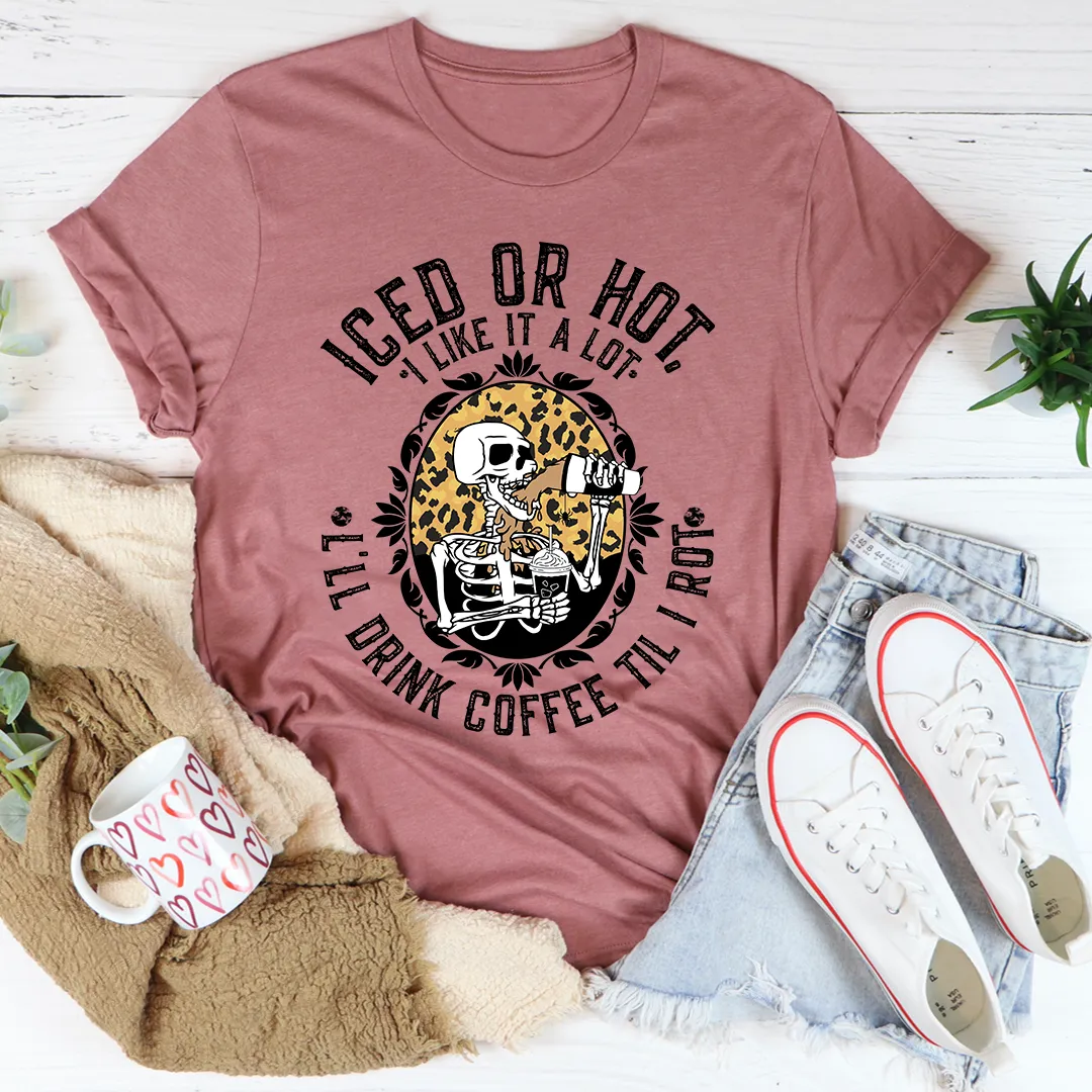 Graphic T-Shirts Iced Or Hot Tee
