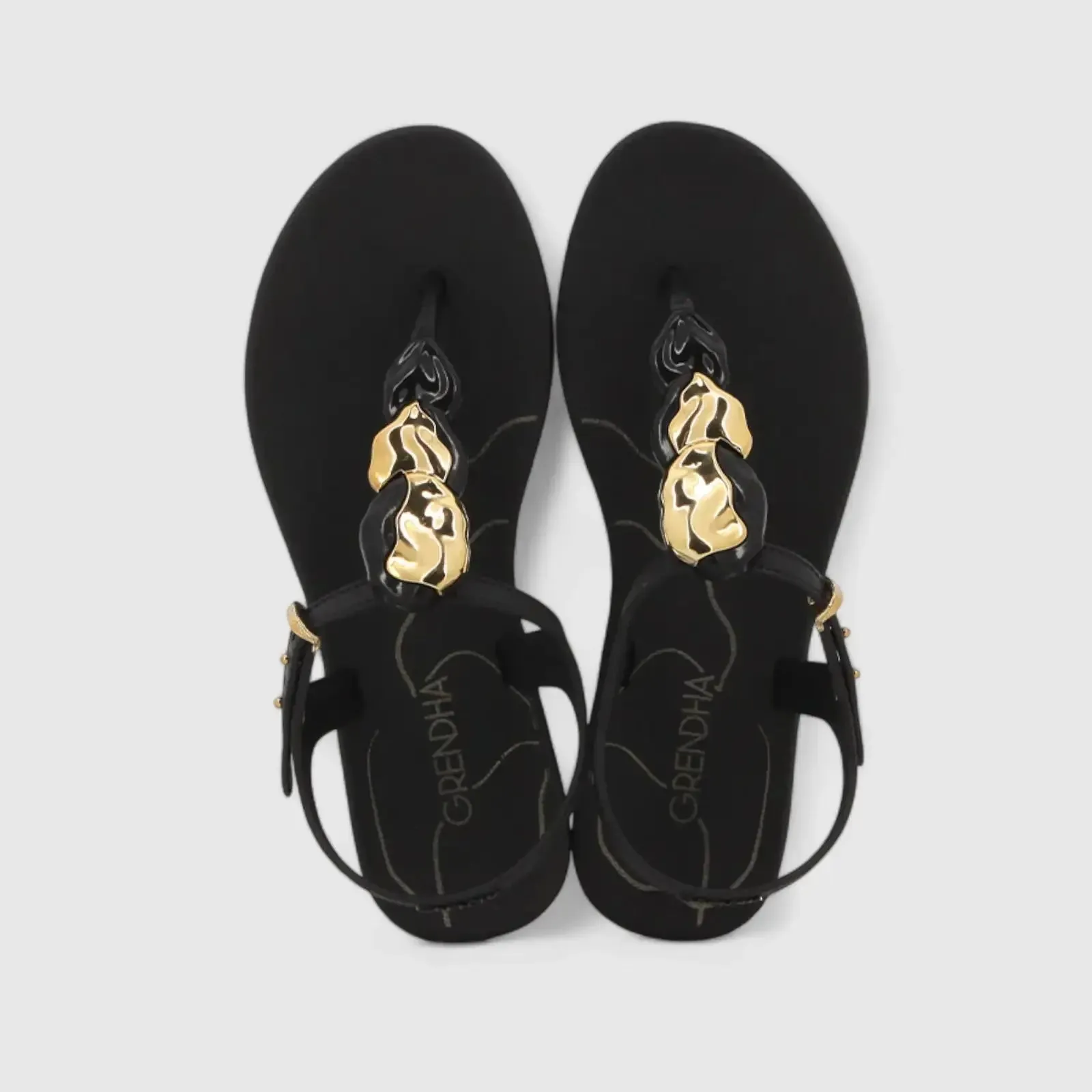Grendha Refino Sandal Black 19035