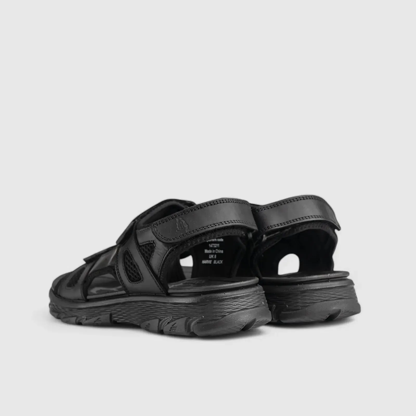 Harvie Comfort Strap Sandal Black 00877