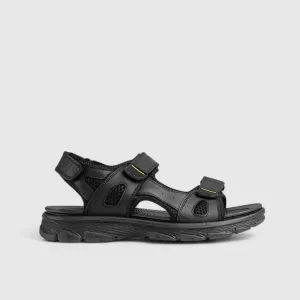 Harvie Comfort Strap Sandal Black 00877