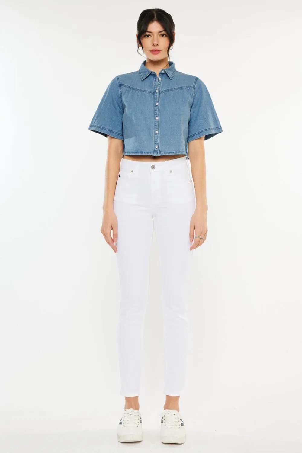 Hazel Blues® |  Kancan High Rise Ankle Skinny Jeans