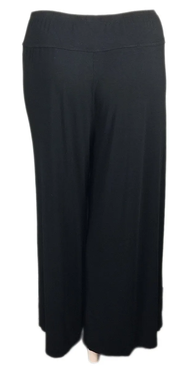 Heartstring by KLEEN Wide Leg Viscose Jersey Pants