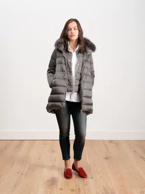 hi lo windguard & fur coat