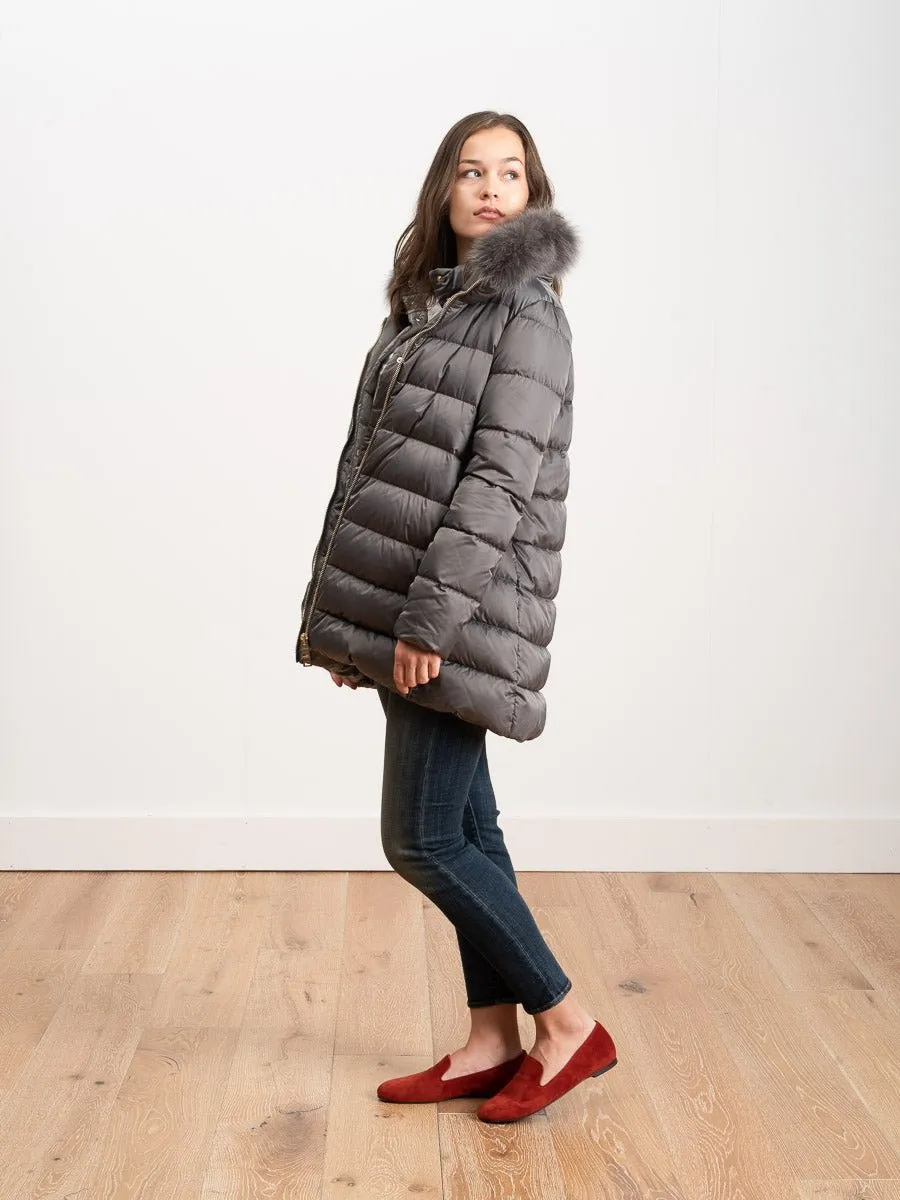 hi lo windguard & fur coat