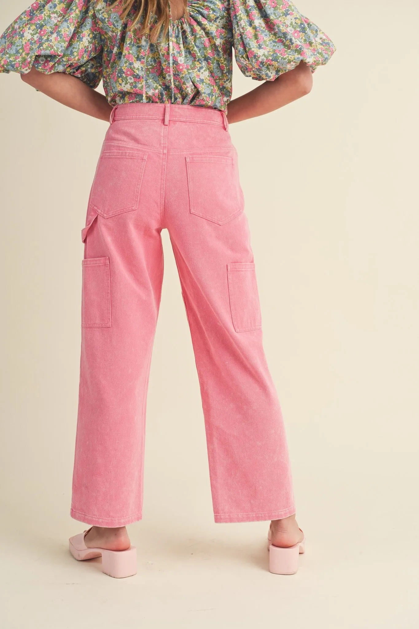 HIGH WAIST STRAIGHT LEG PANTS  // FINAL SALE