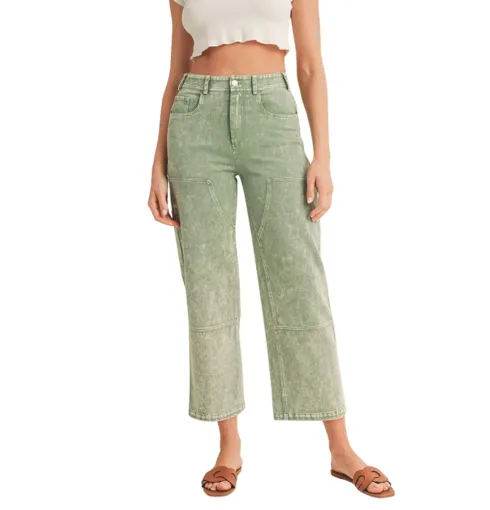 HIGH WAIST STRAIGHT LEG PANTS  // FINAL SALE