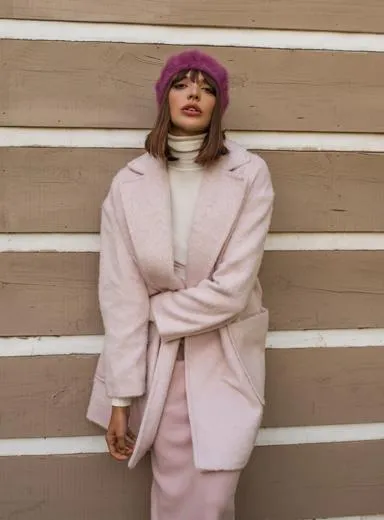 Hugged Angora Beret