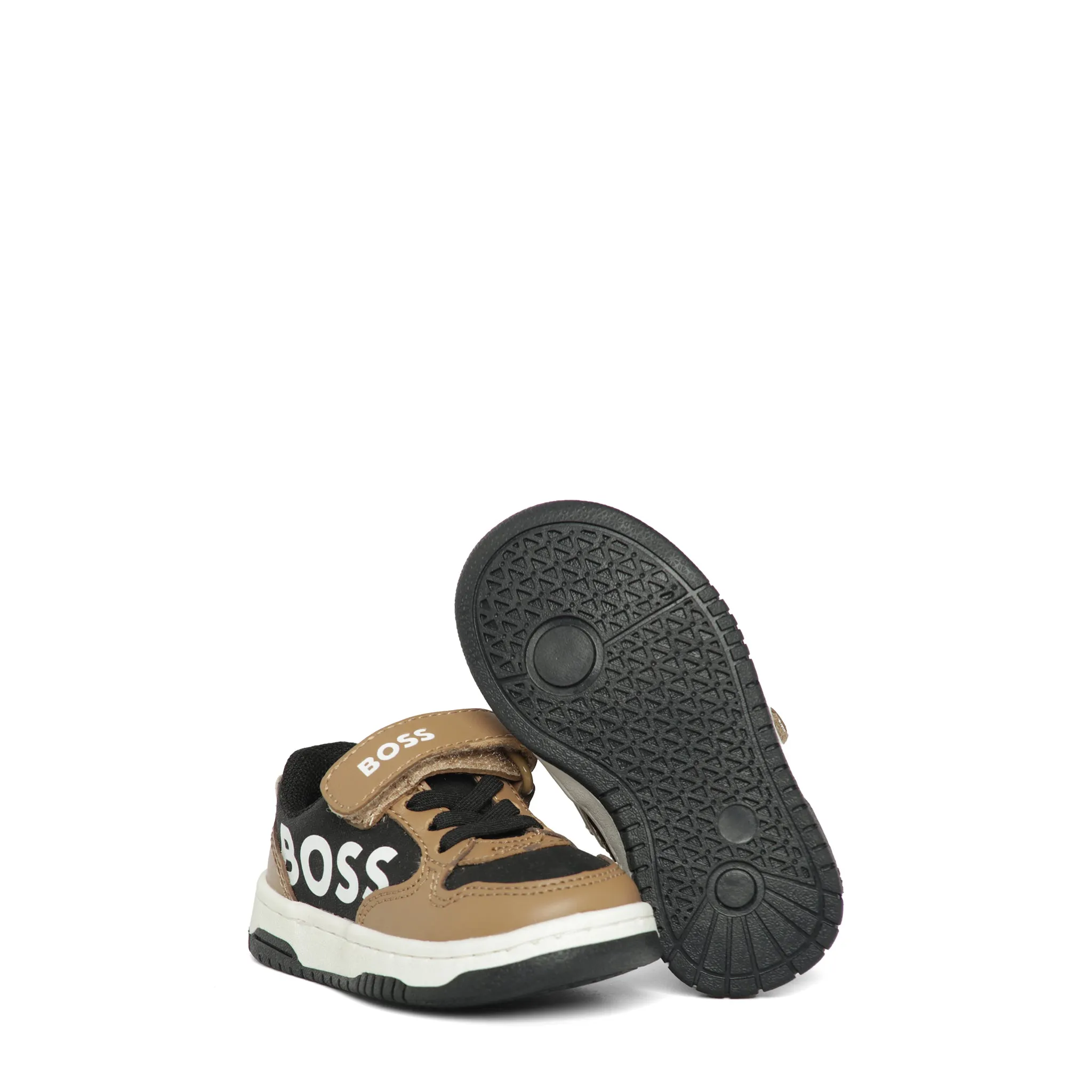 Hugo Boss Kids Mix Material Strap Sneakers