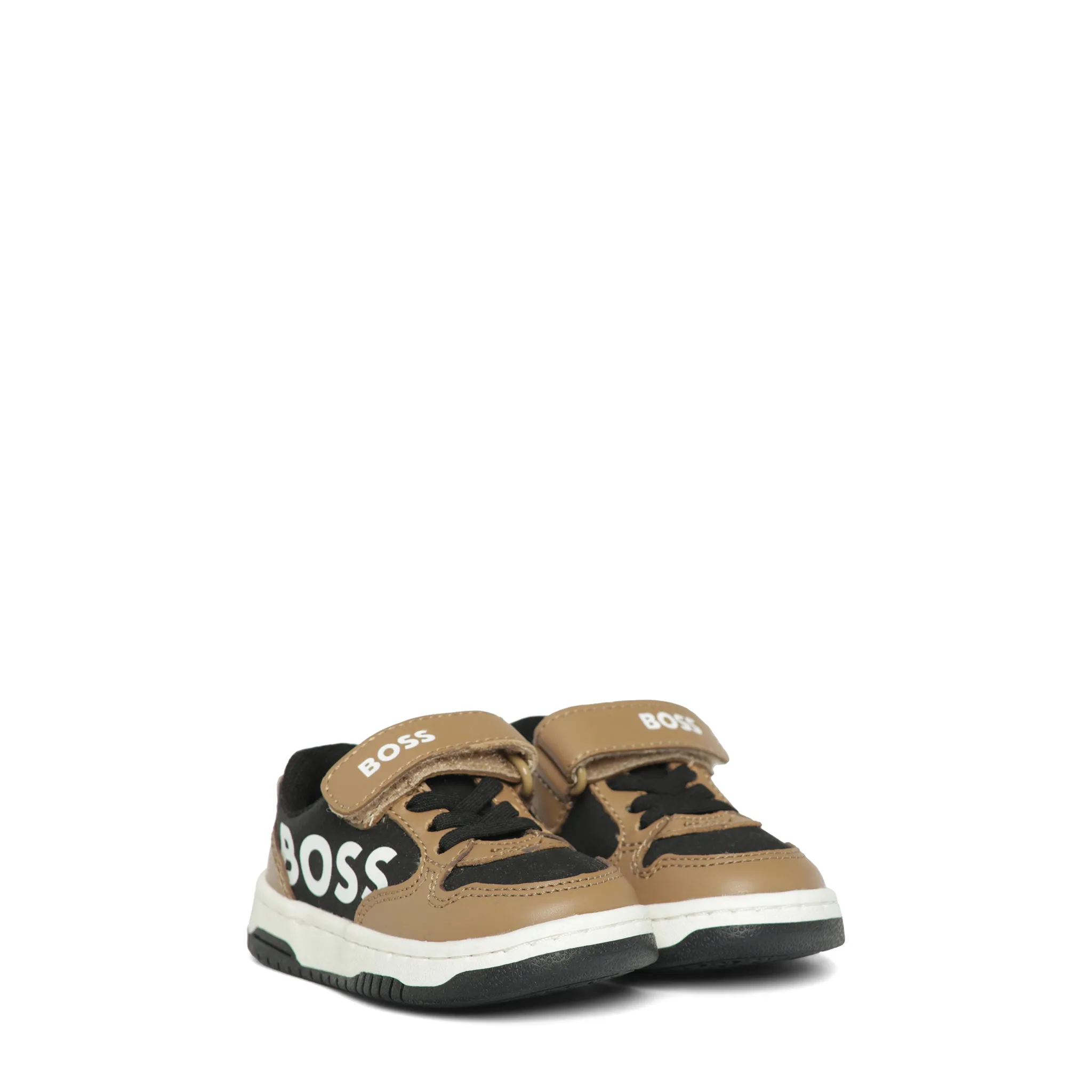 Hugo Boss Kids Mix Material Strap Sneakers
