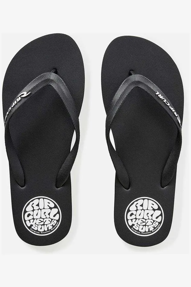 ICONS OF SURF BLOOM OPEN TOE - BLACK/WHITE