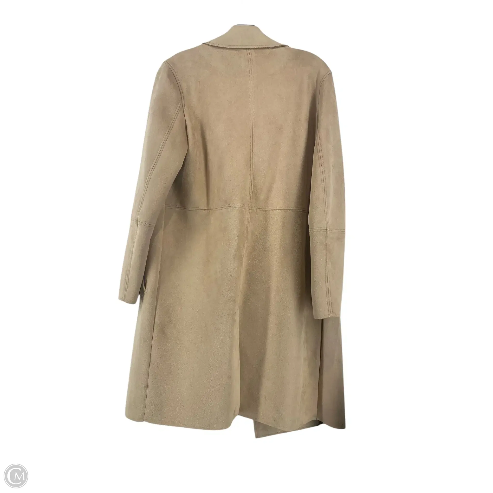 Jacket Faux Fur & Sherpa By H&m In Tan, Size: Xs