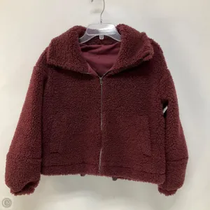 Jacket Faux Fur & Sherpa By Lululemon In Red, Size: Xs