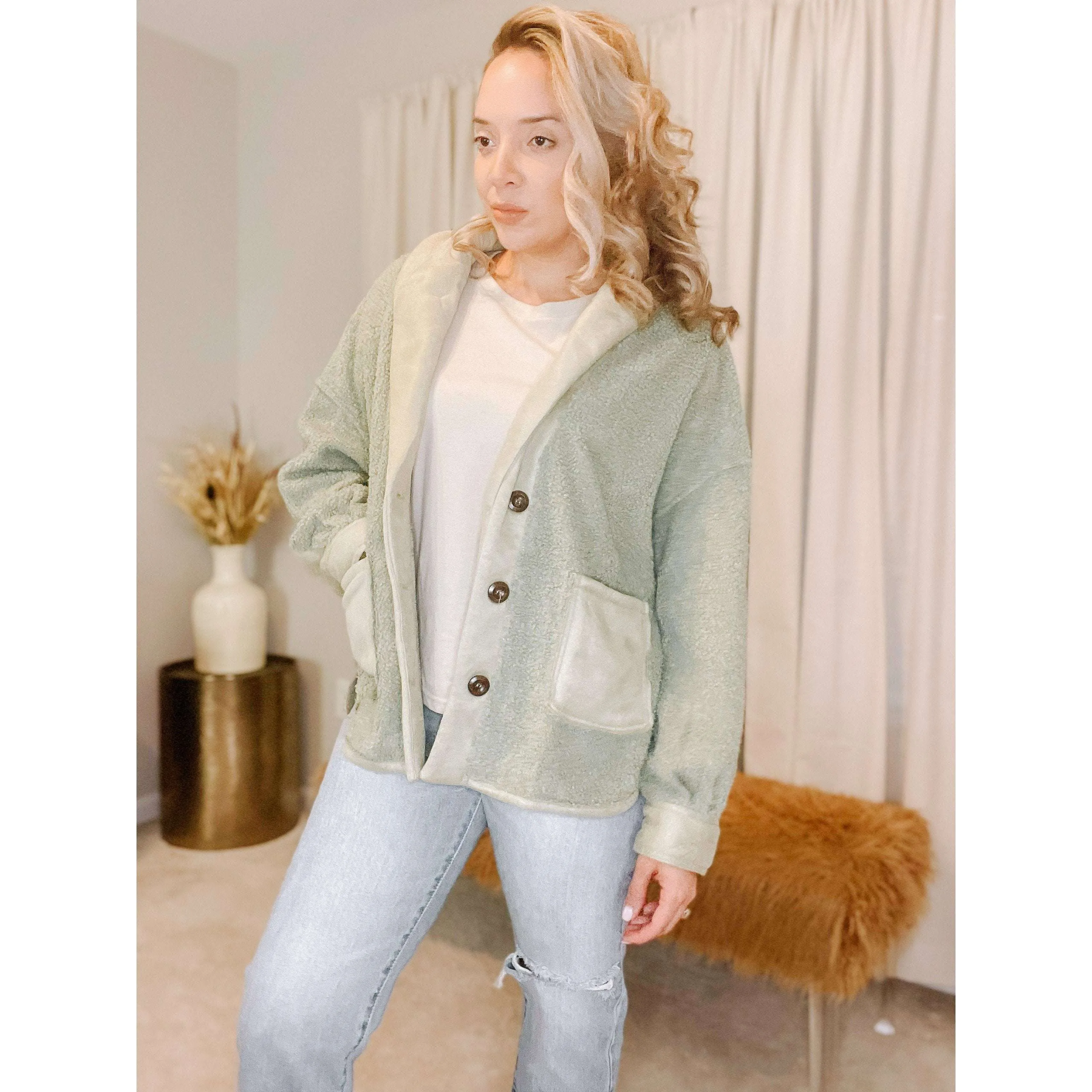 Janet Faux Suede Jacket