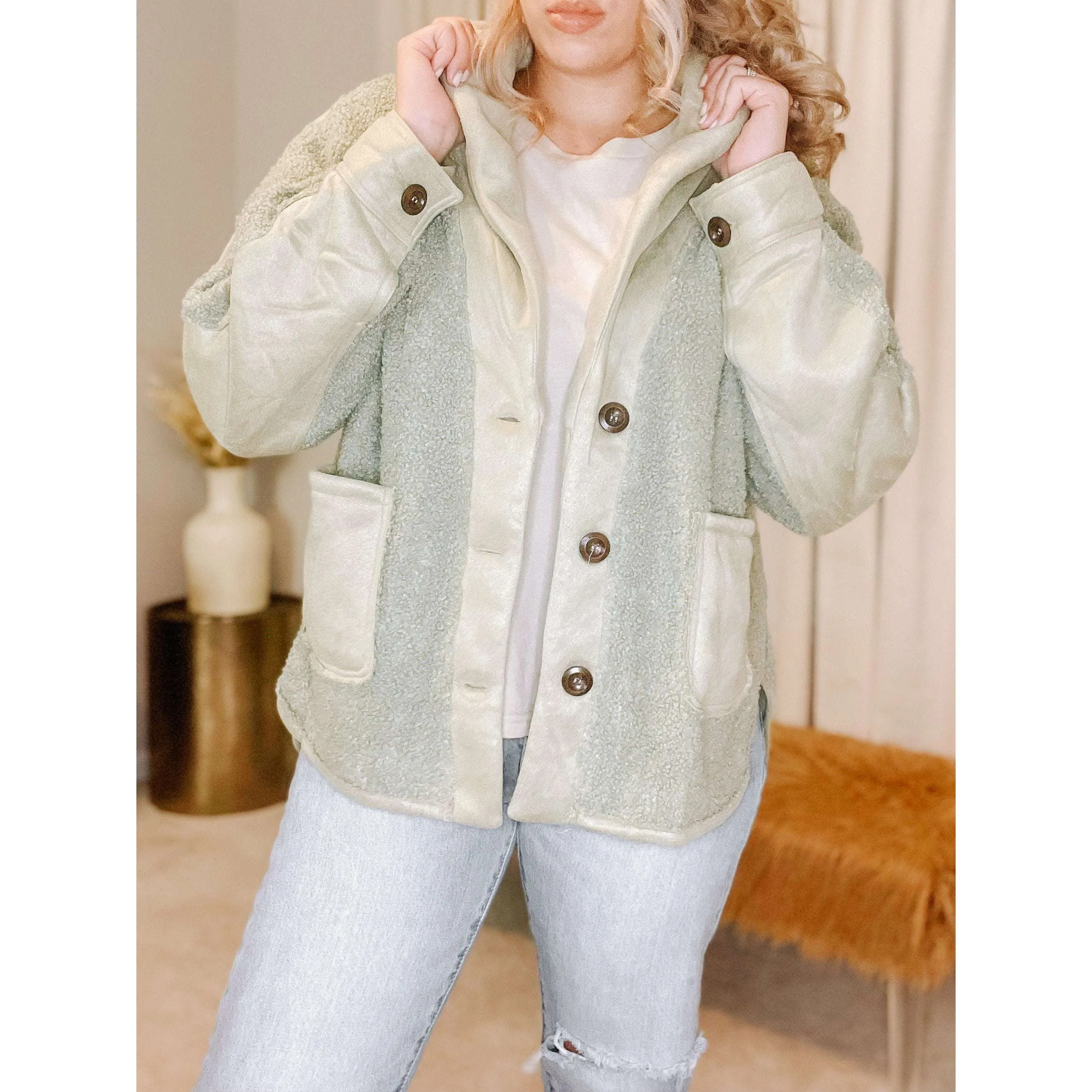 Janet Faux Suede Jacket