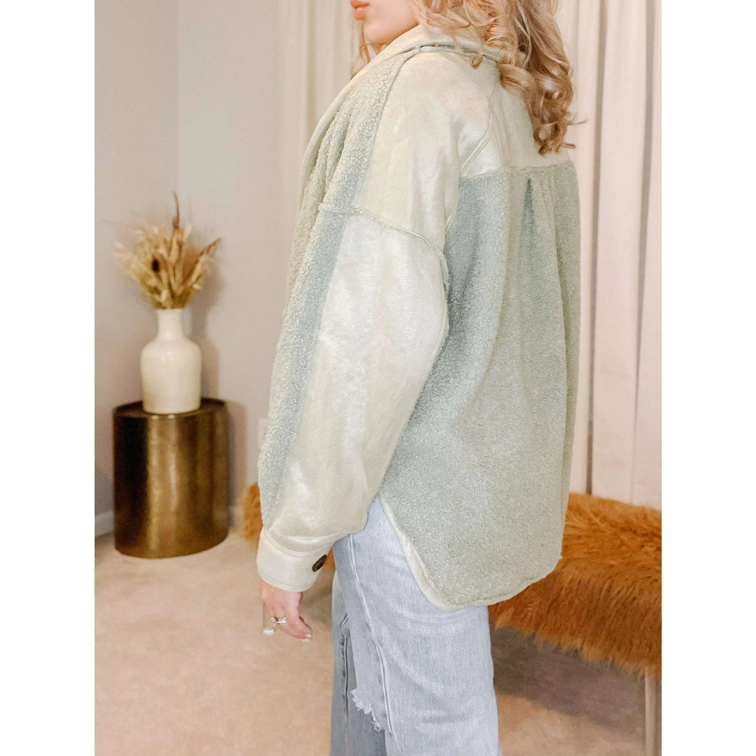 Janet Faux Suede Jacket