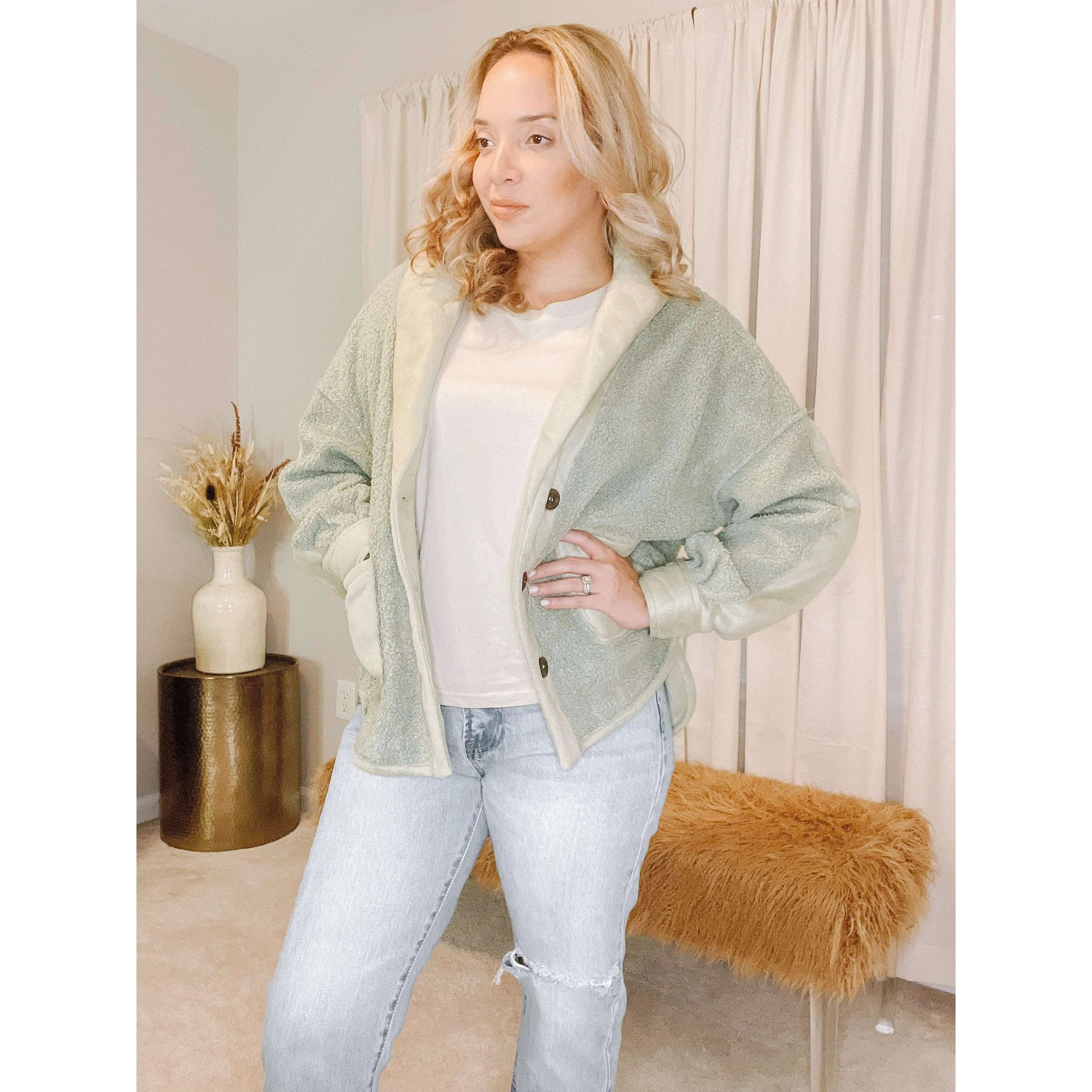 Janet Faux Suede Jacket