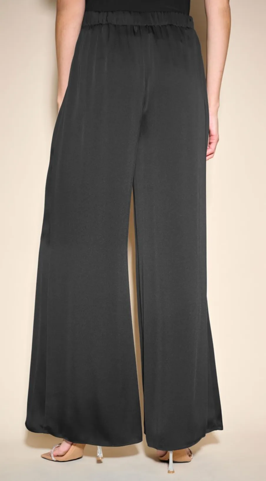 Joseph Ribkoff Satin Wide-Leg Pants