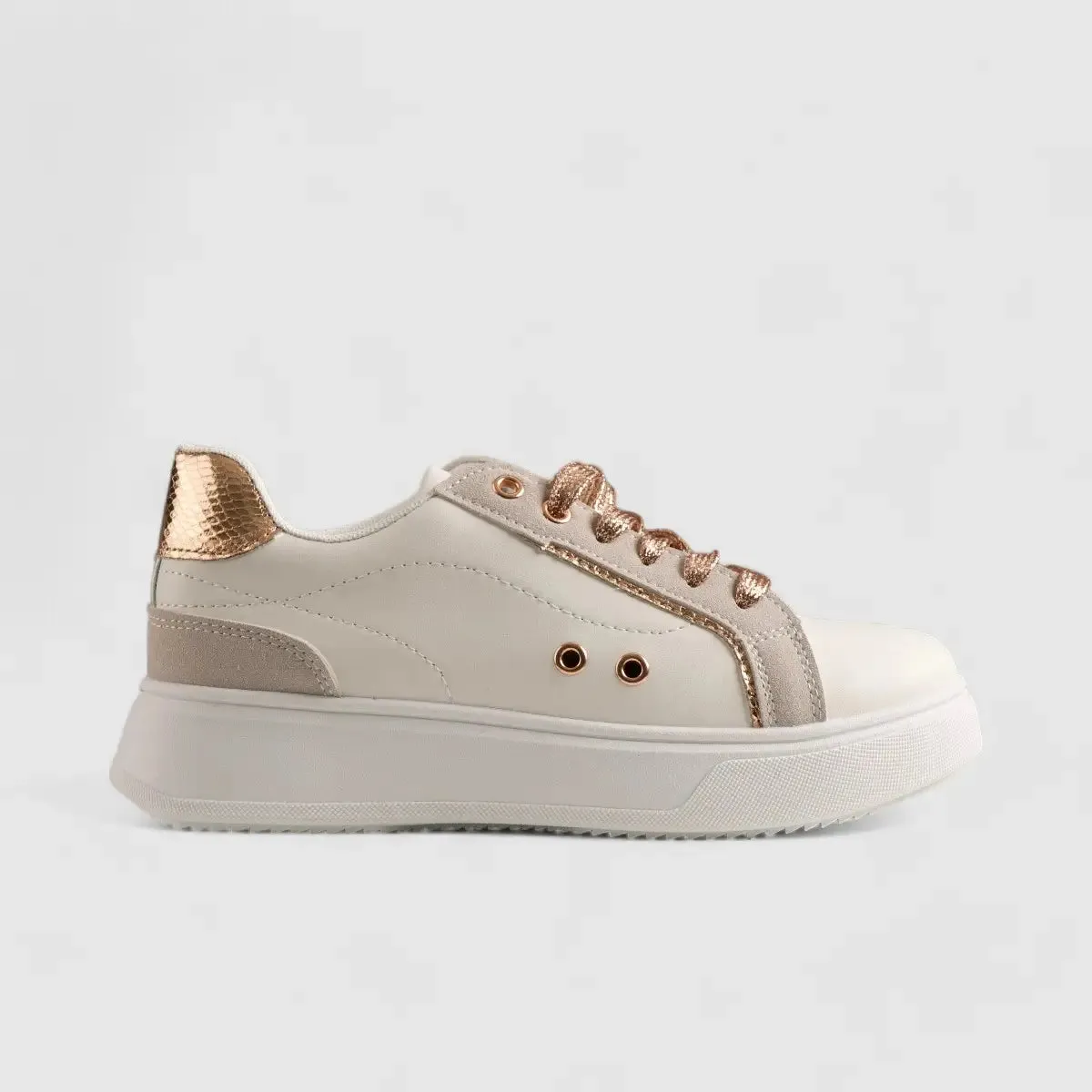 K7 Lizette Sneaker White/Rose Gold