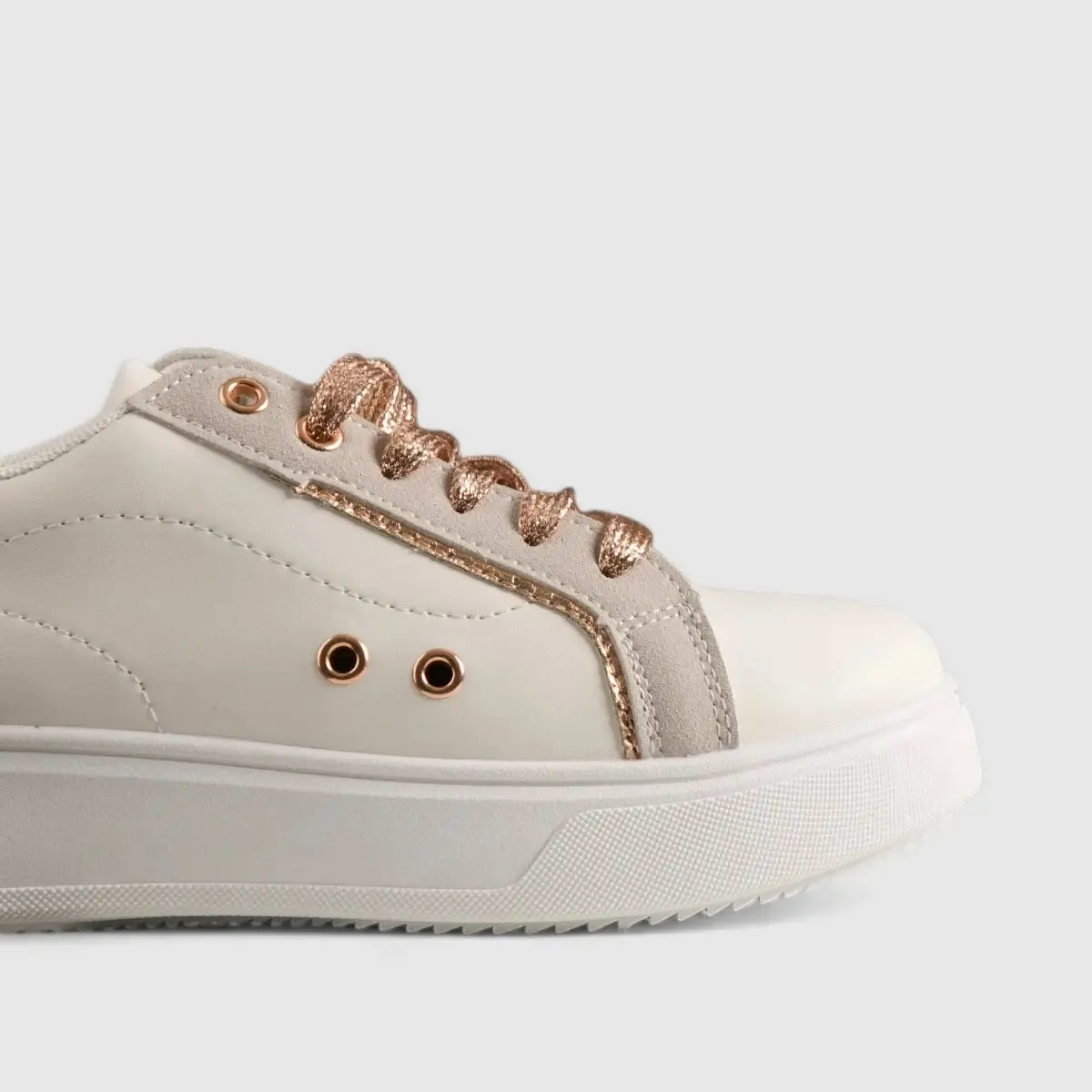 K7 Lizette Sneaker White/Rose Gold