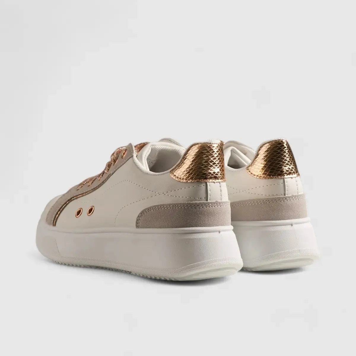 K7 Lizette Sneaker White/Rose Gold