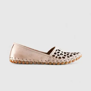 Karyoka Comfort Leather Casuals Beige 1164