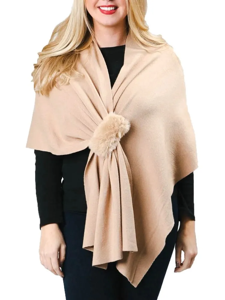 Katie Fur Wrap - 8 Colors FINAL SALE