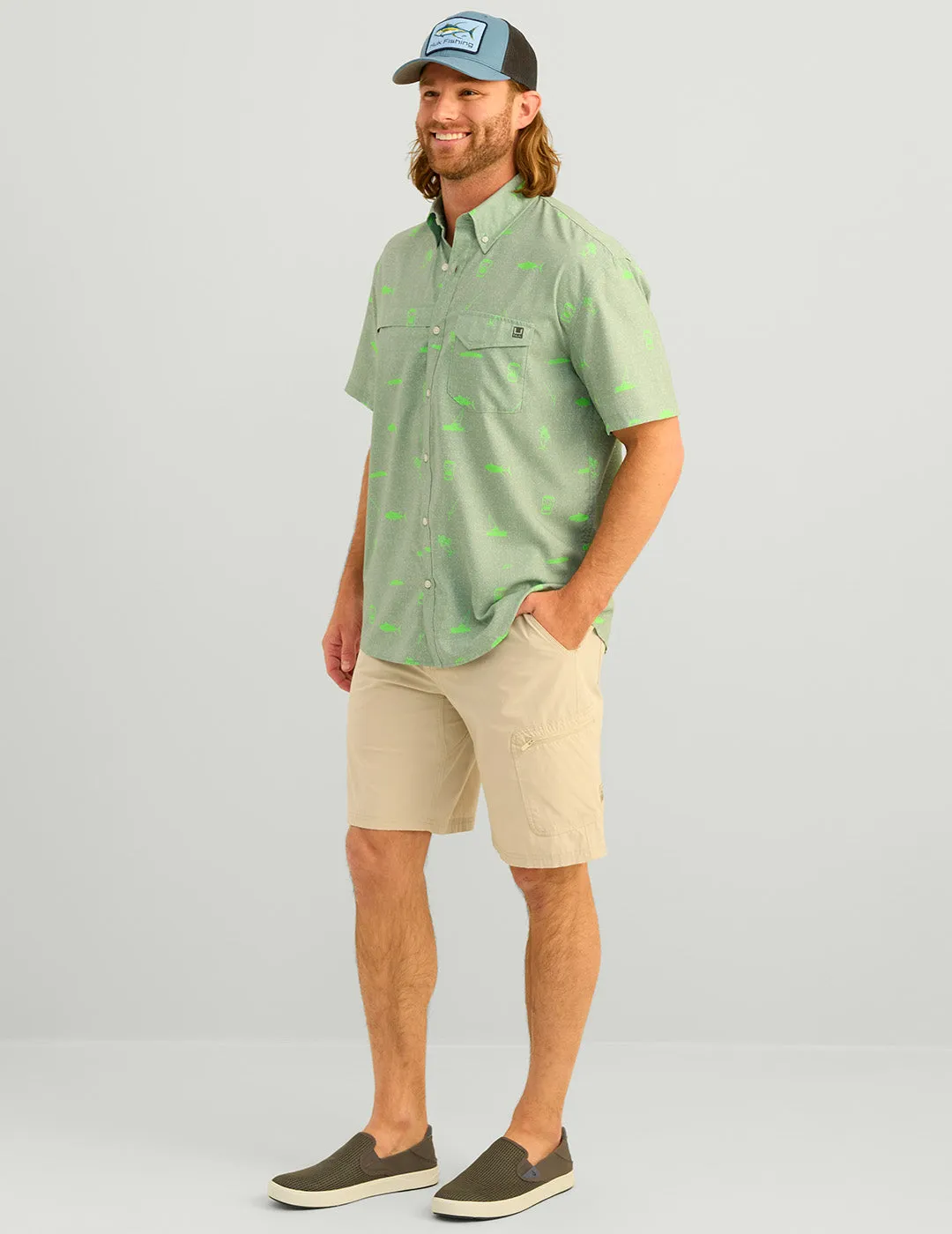 KC Tide Point Short Sleeve Button-Down