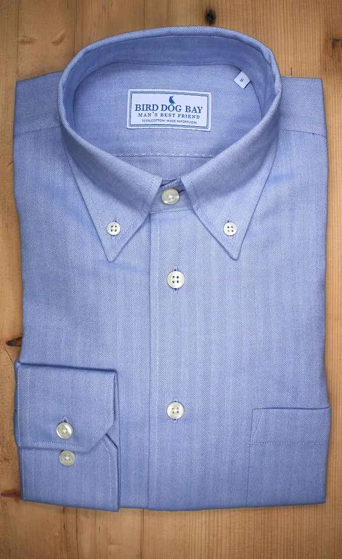 Kensington: Button Down Shirt - Blue