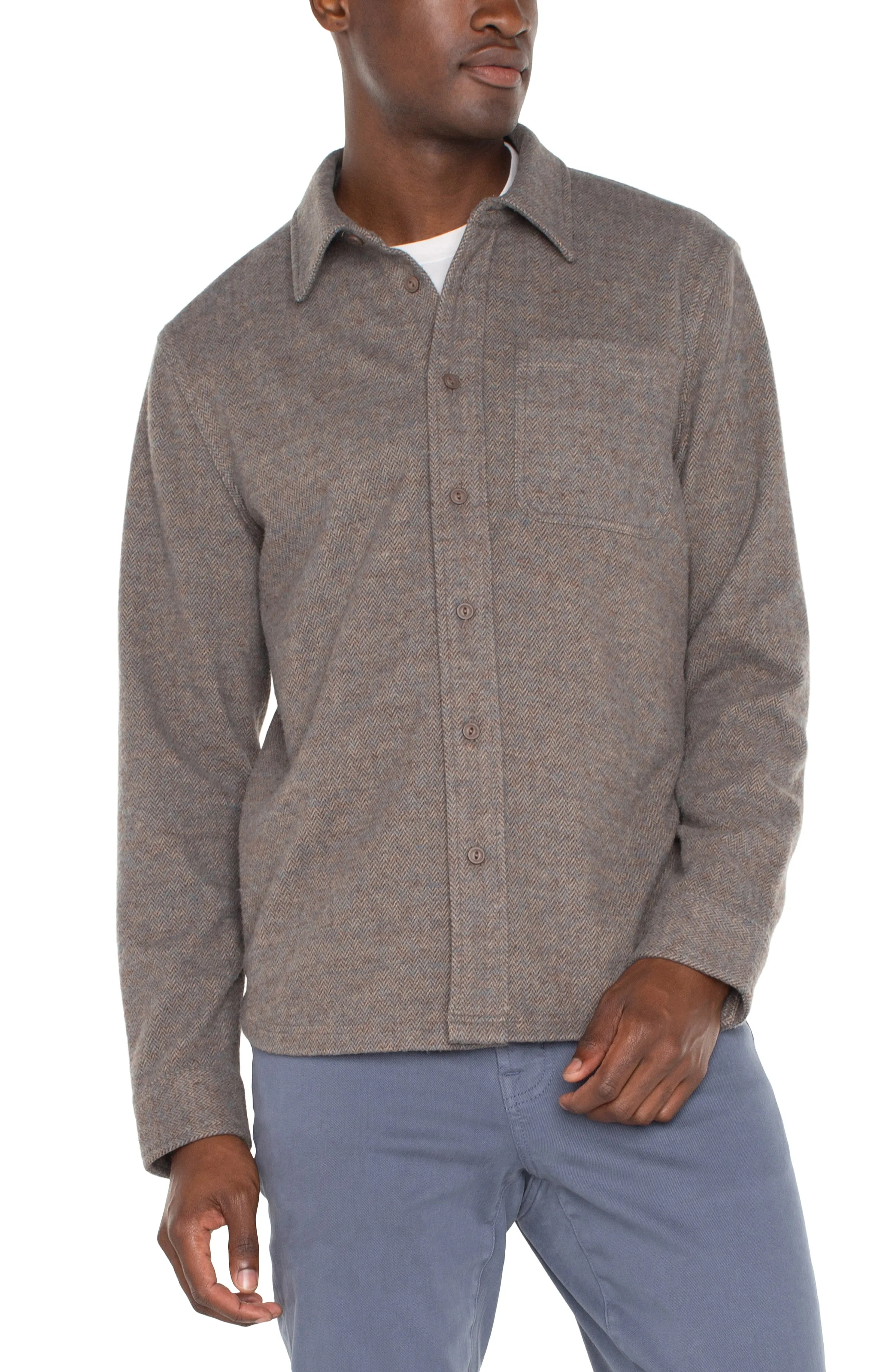 Knit Button Down