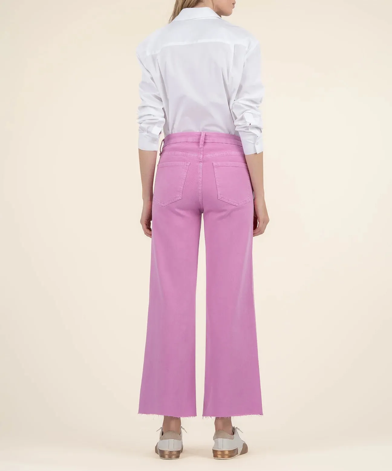 Kut Meg High Rise Wide Leg in Peony