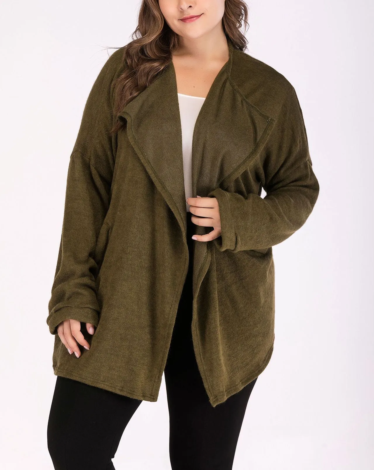 Large Size Women's Fashion Autumn Coat