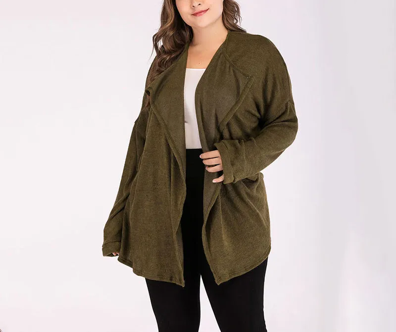 Large Size Women's Fashion Autumn Coat