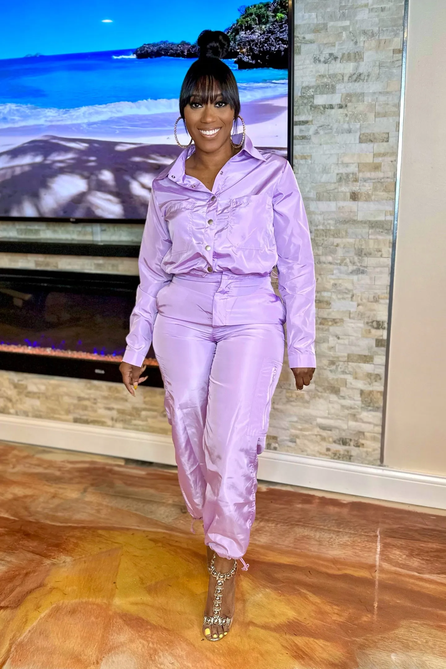 LILAC CASUAL TRACK SET