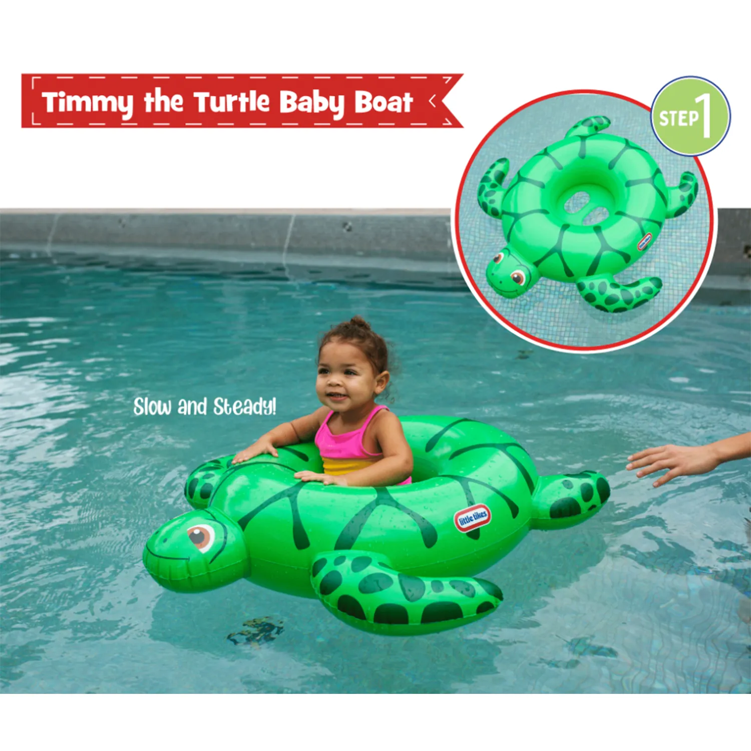 Little Tykes Timmy Turtle Baby Boat