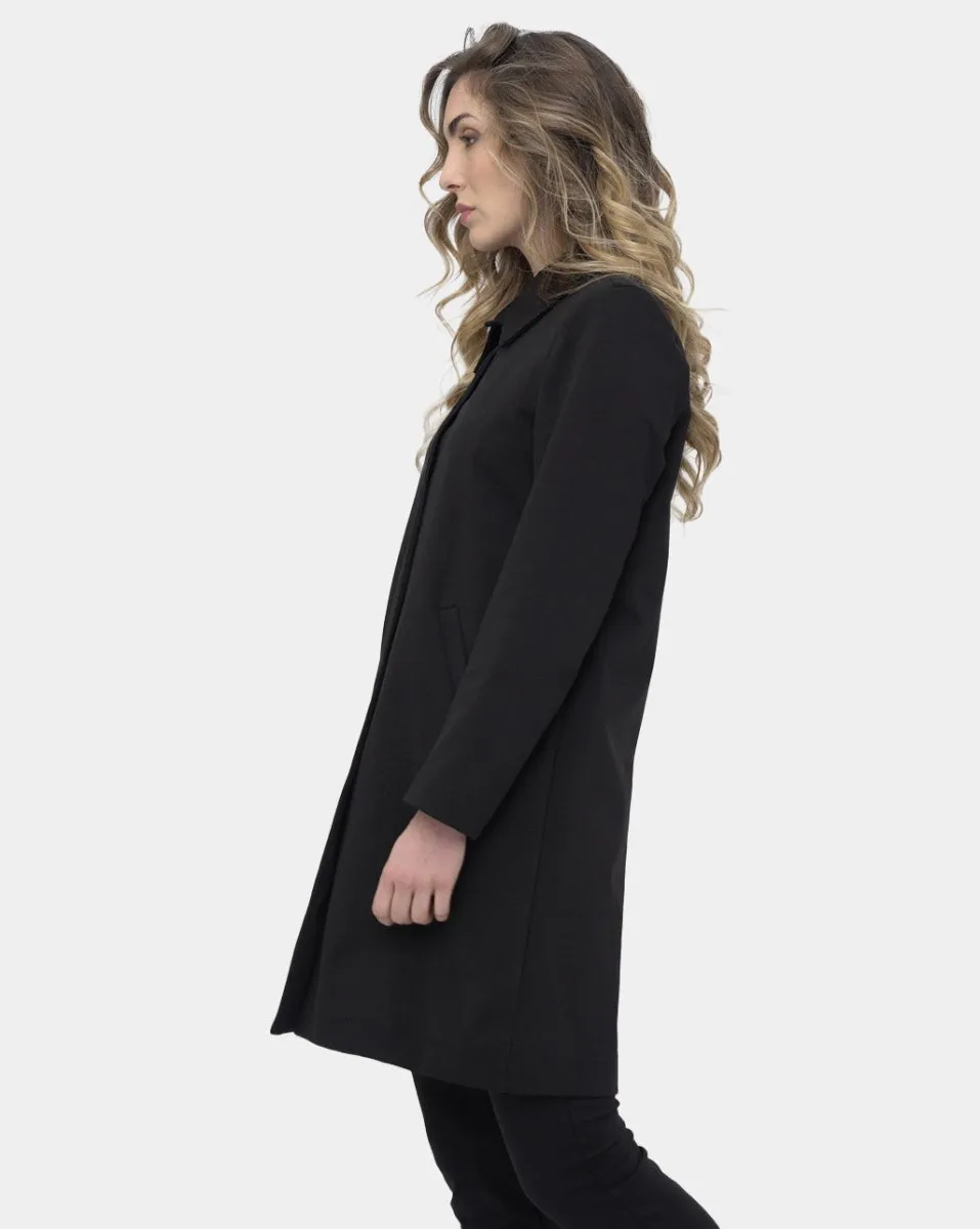 Long Buttoned Dust Coat