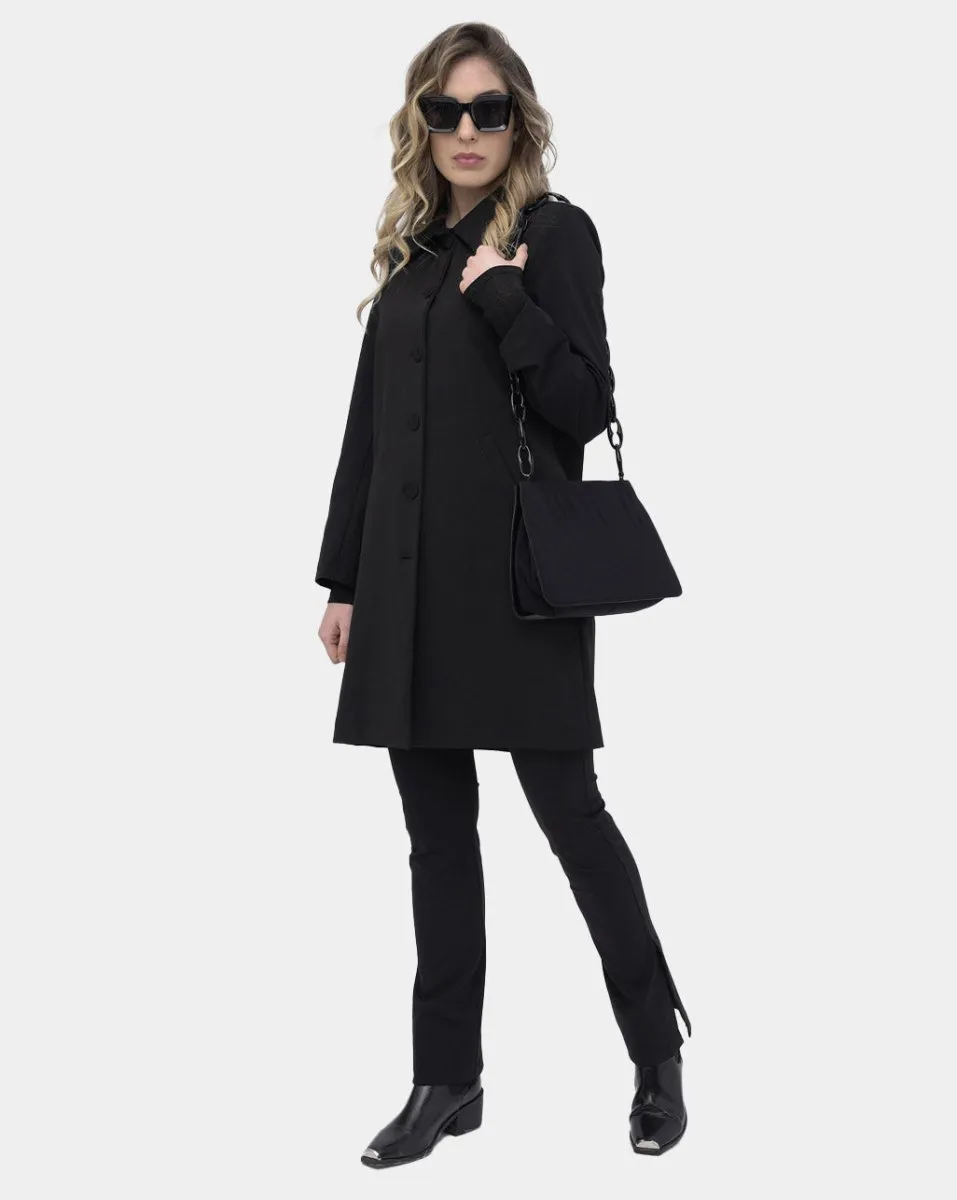 Long Buttoned Dust Coat