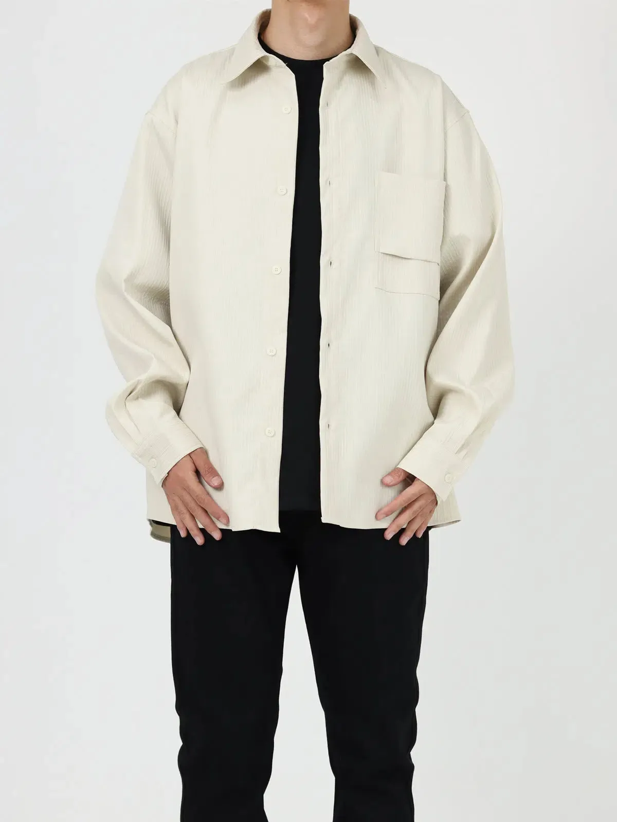 Long-sleeved Button Down Shirt
