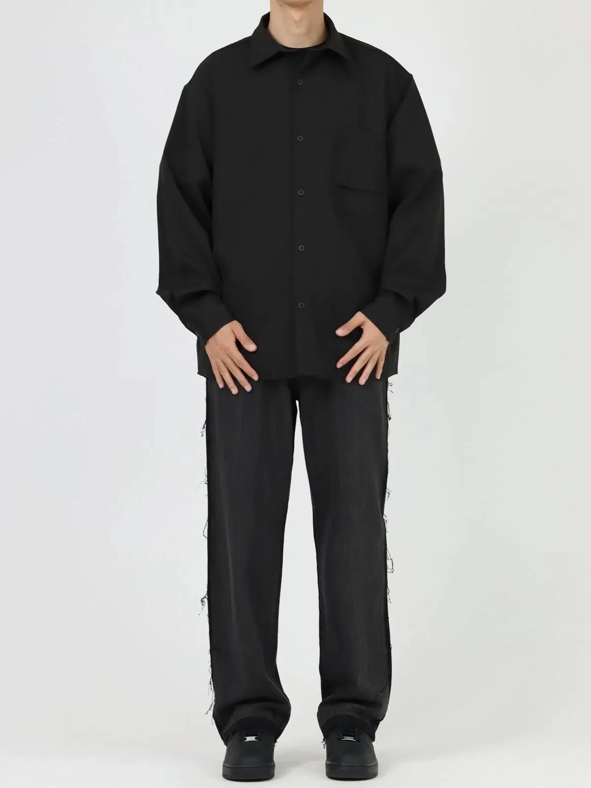 Long-sleeved Button Down Shirt