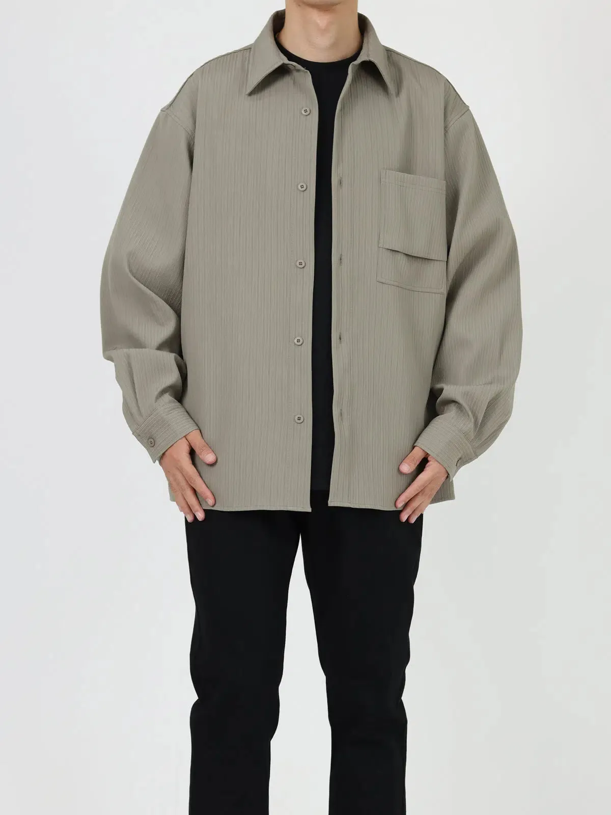 Long-sleeved Button Down Shirt