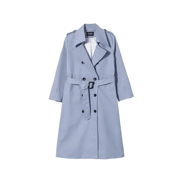Long Trench Coat Windbreaker