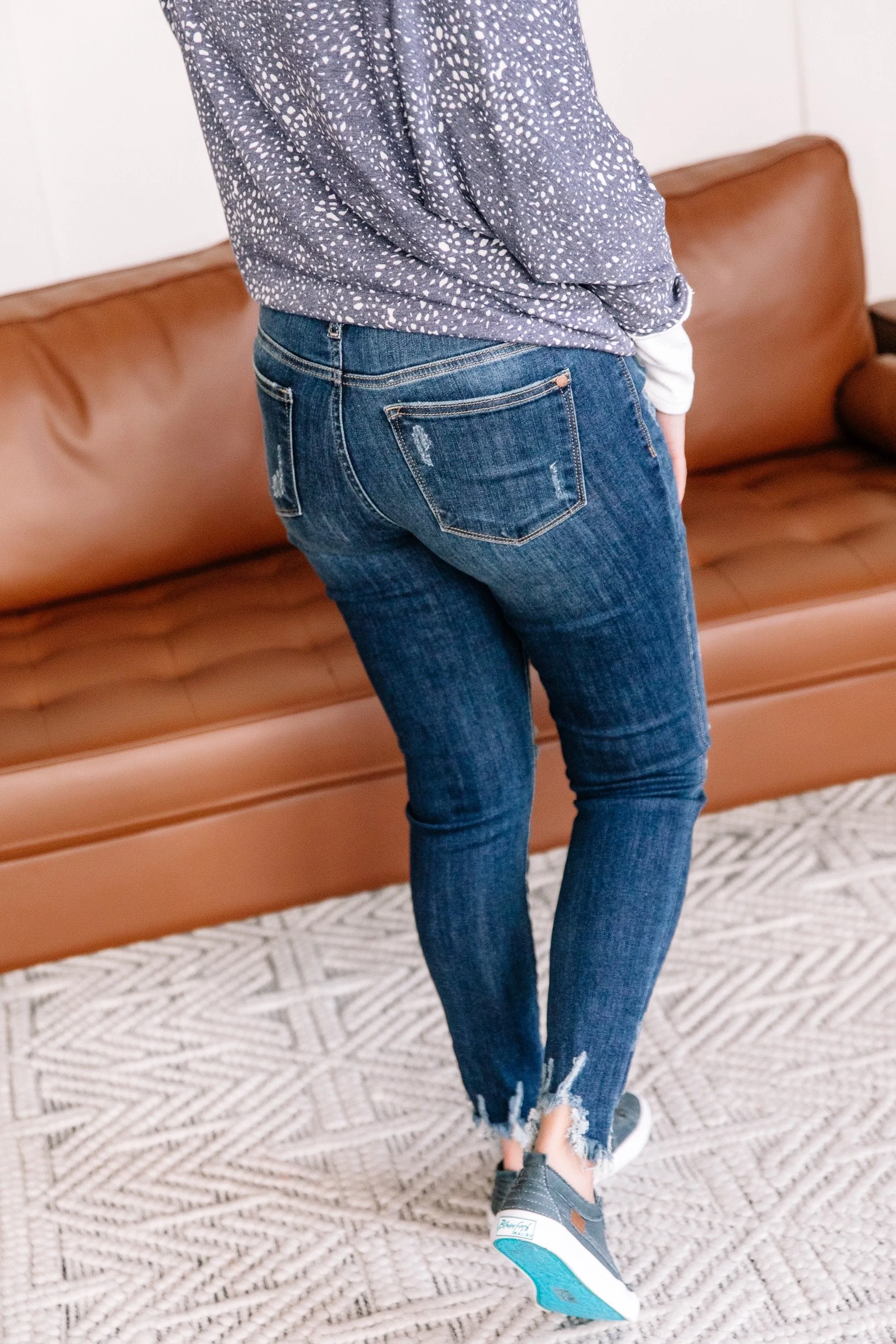 Love In Your Sights Tattered Hem Judy Blue Jeans