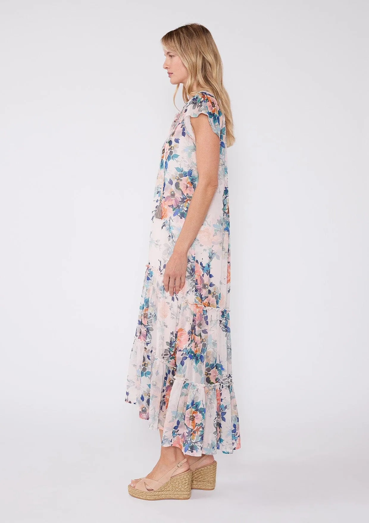 Love Language Floral Maxi Dress